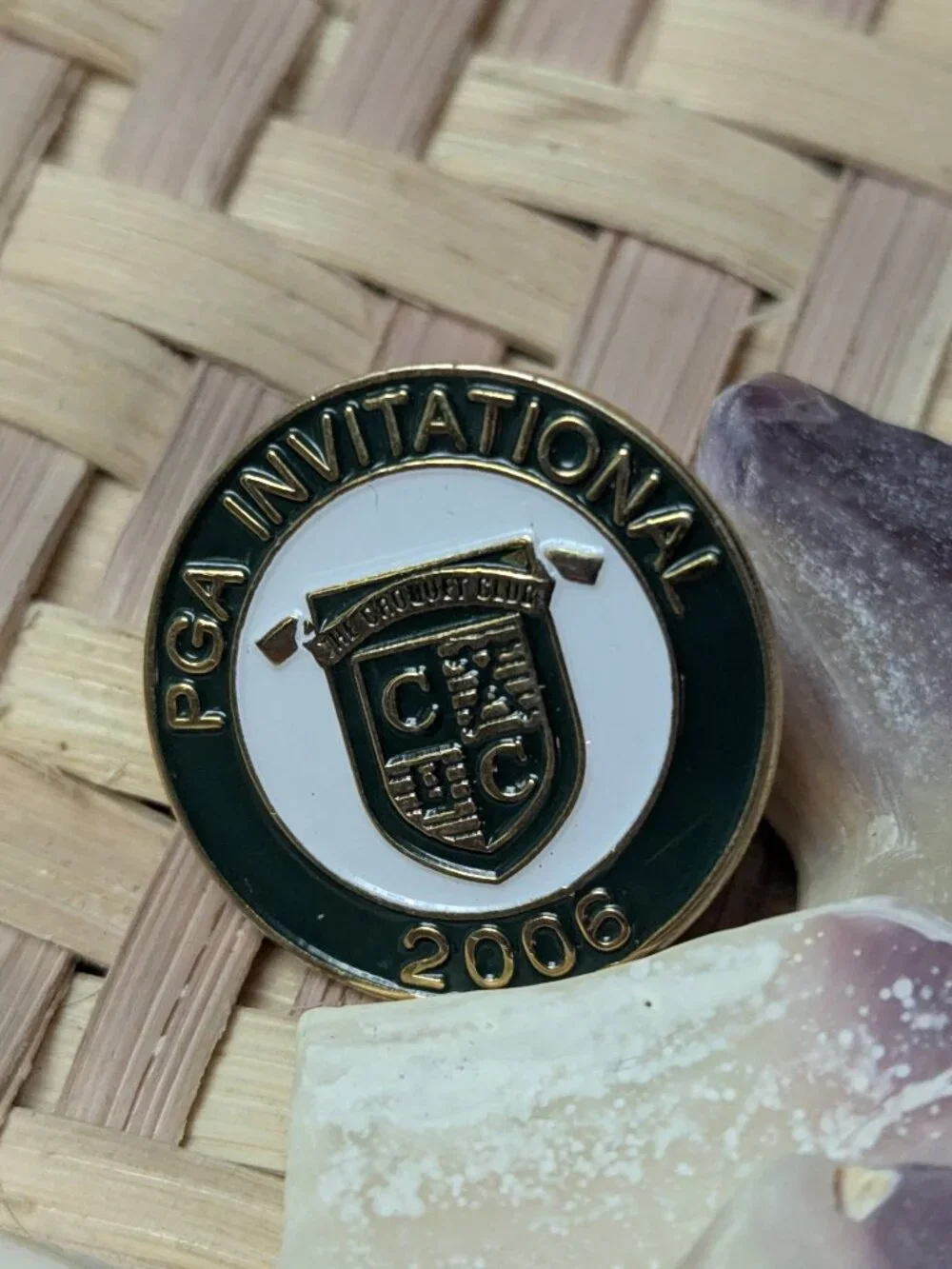 PGA Invitational 2006 the croquet club pin vintage Paragon brand